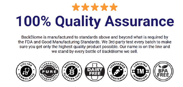 BackBioMe quality assurance