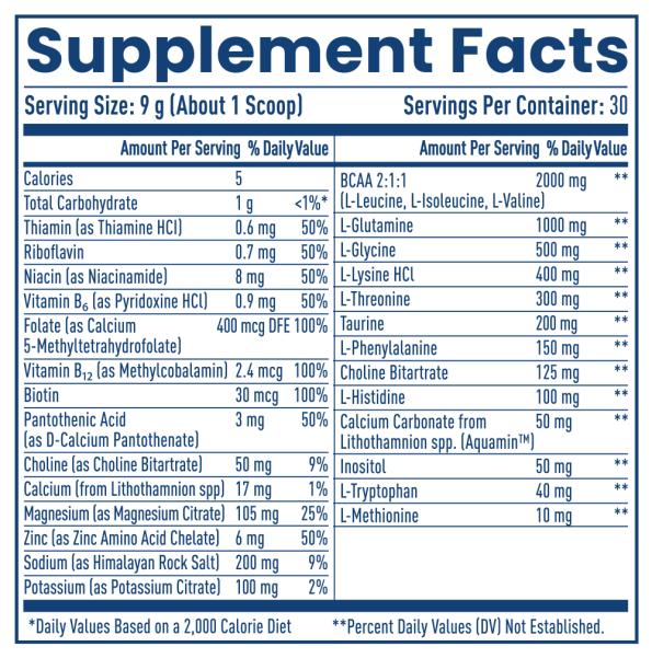 Native Hydrate suppelement facts2